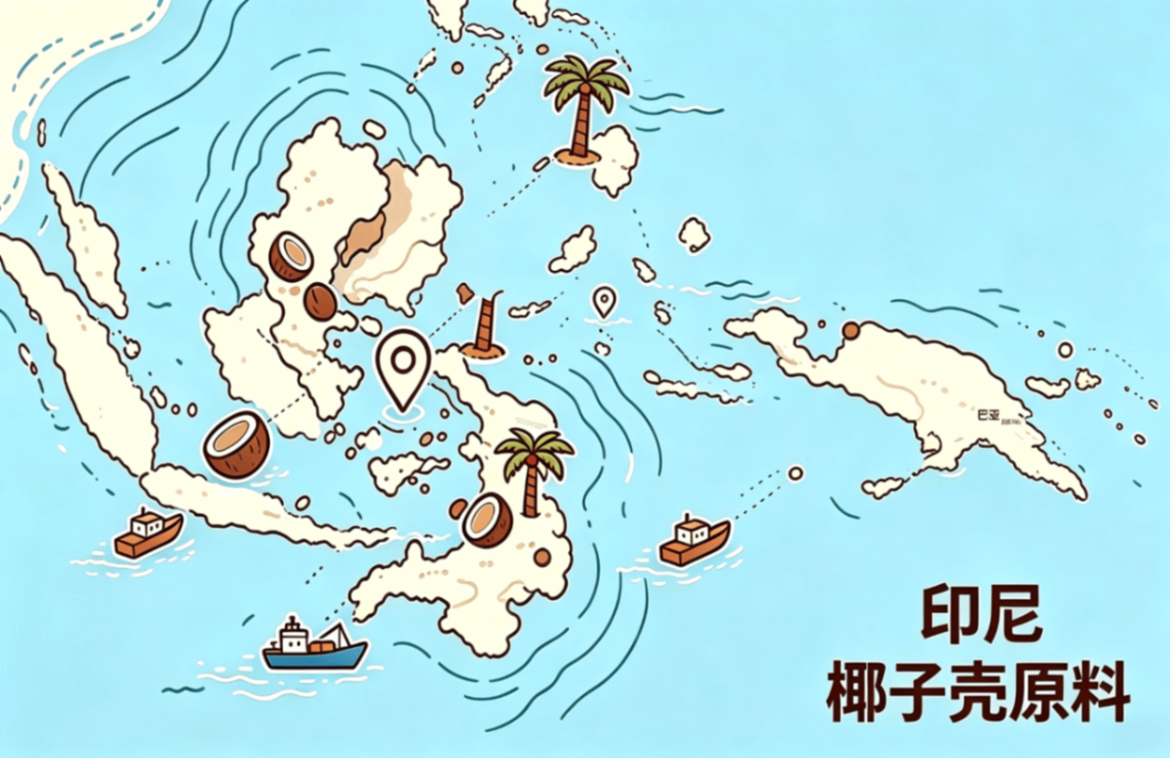 印尼椰子壳原料