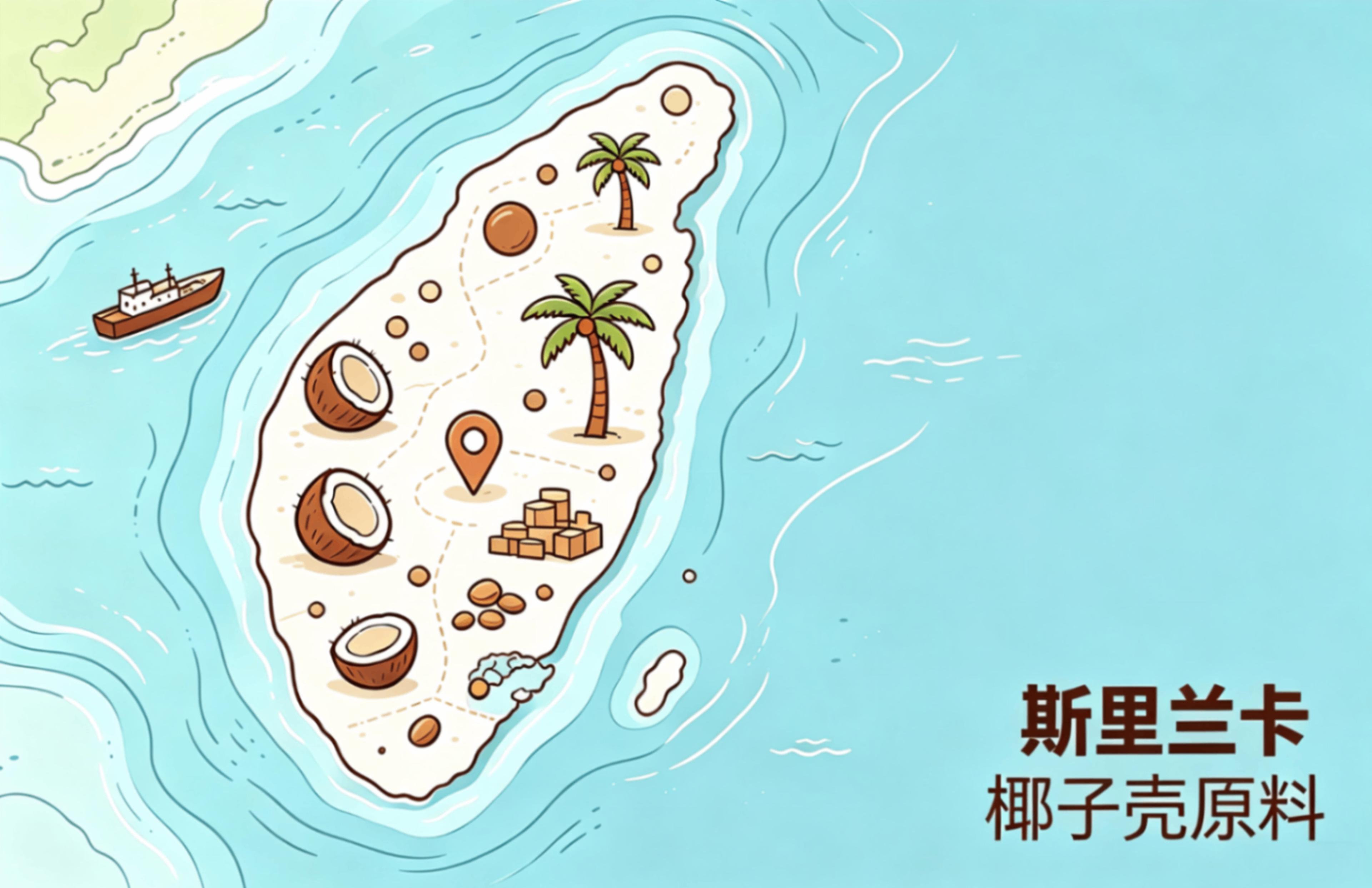 斯里兰卡椰子壳原料